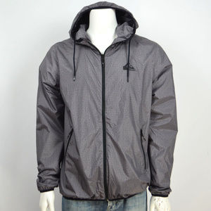 NWT QUICKSILVER Hoodied Light Weight Windbreaker L